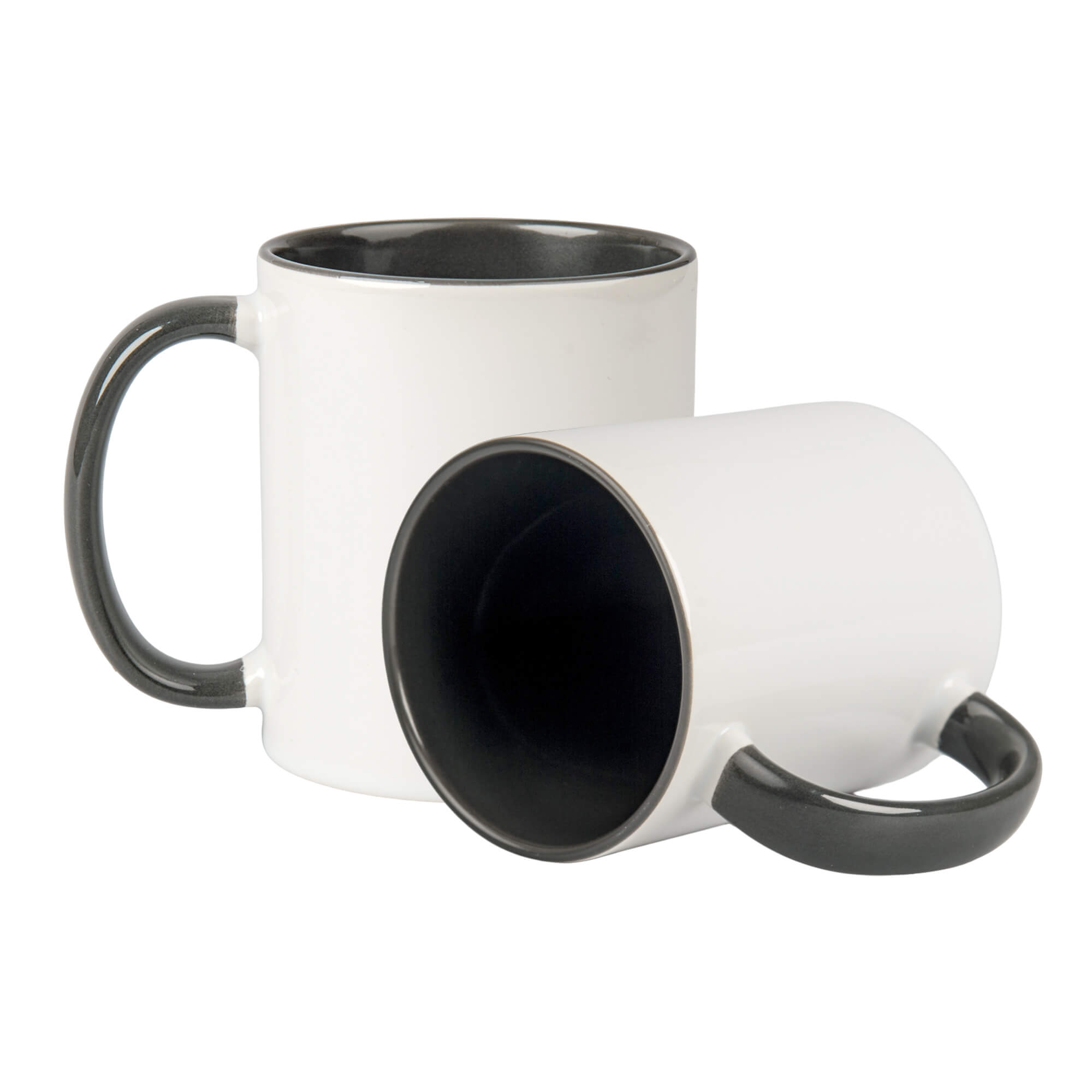 Inside and handle color sublimation mug