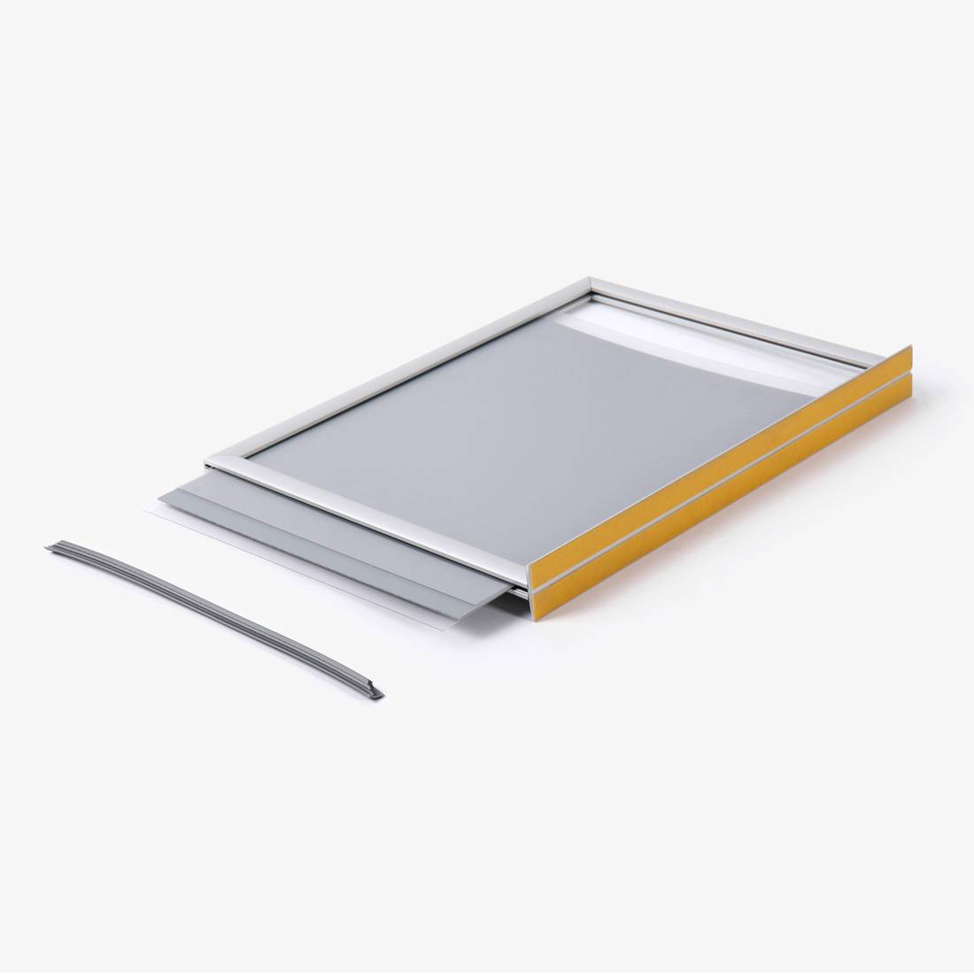 Free-standing double-sided poster frame