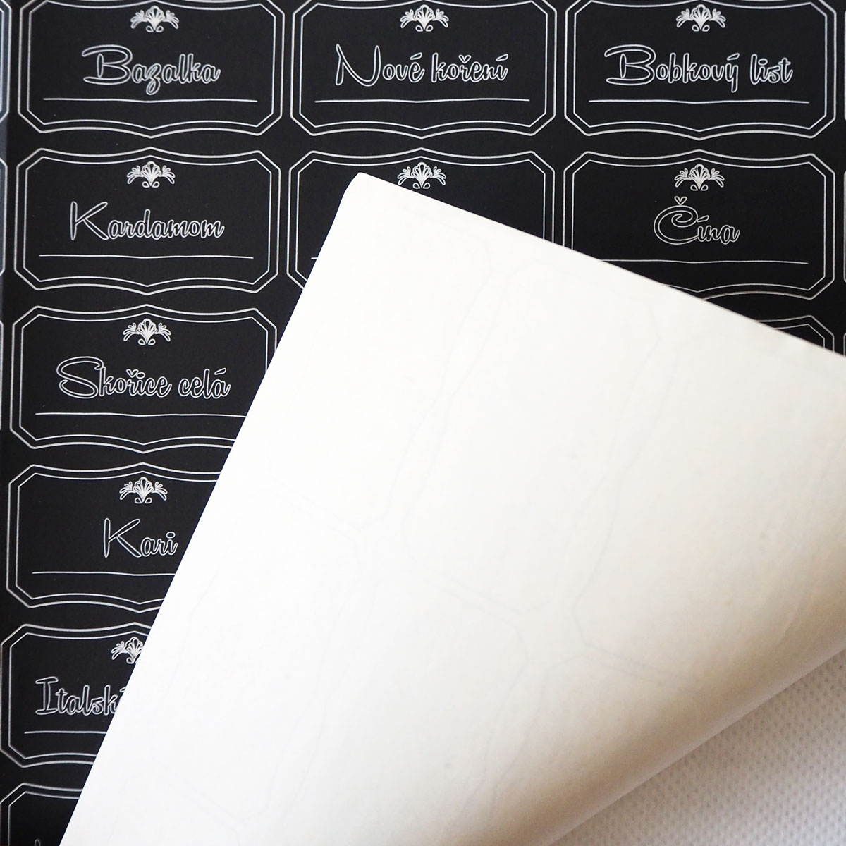 Self-adhesive black paper for laser printers and copiers - 300 sheets
