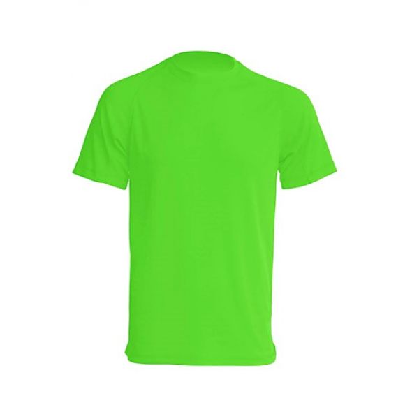Sport T shirt Basic weight 130 g m Size L Colour green neon