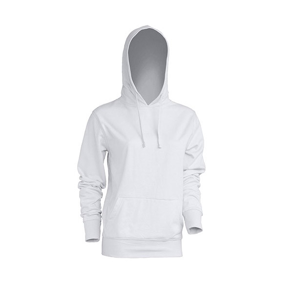 Women's hoody sweatshirt for printing Basic weight: 290 g/m² Size: XL  Colour: white