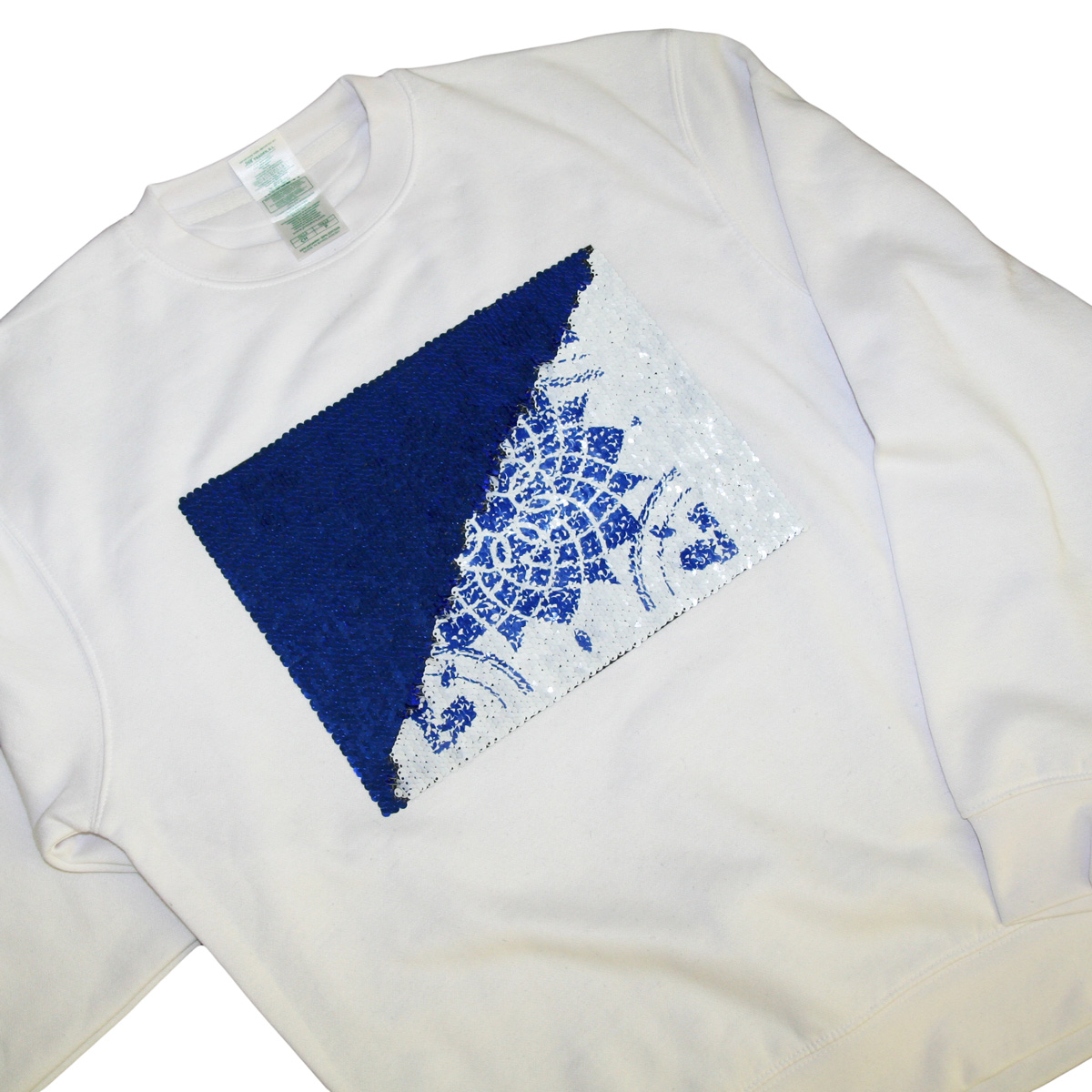 Two-color thermo sequins for sublimation