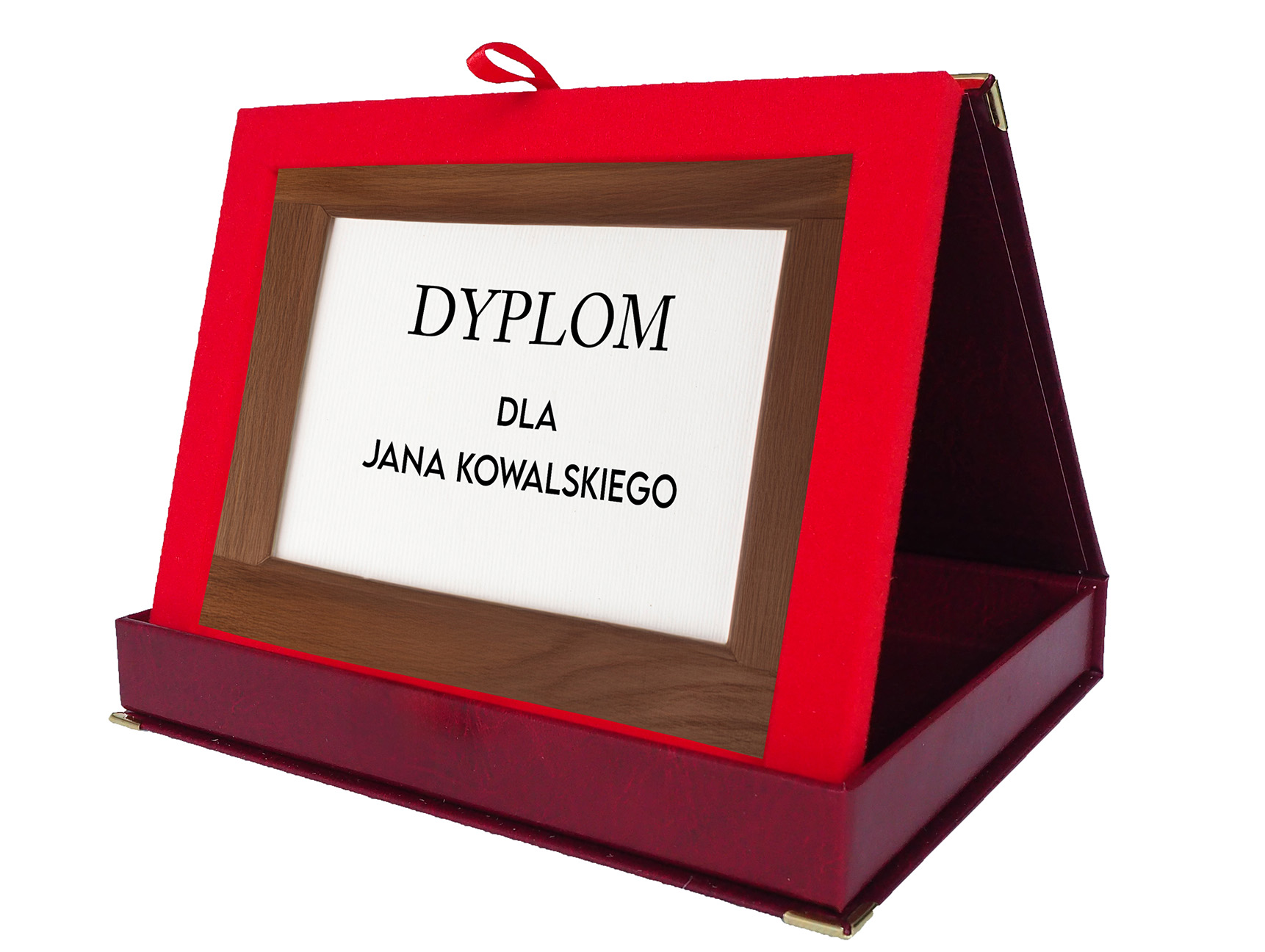Case to wood base - horizontal