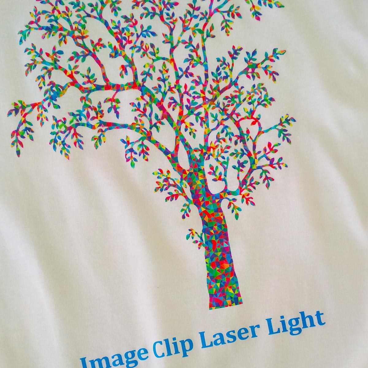 Image Clip Laser Light without background - Transfer paper for light textiles for laser printers - 100 sets