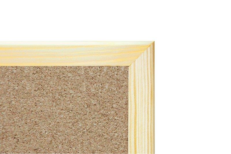 cork board dimension 80 x 100 cm type of frame wooden