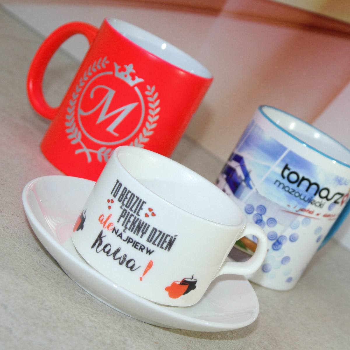 Neon mug for sublimation