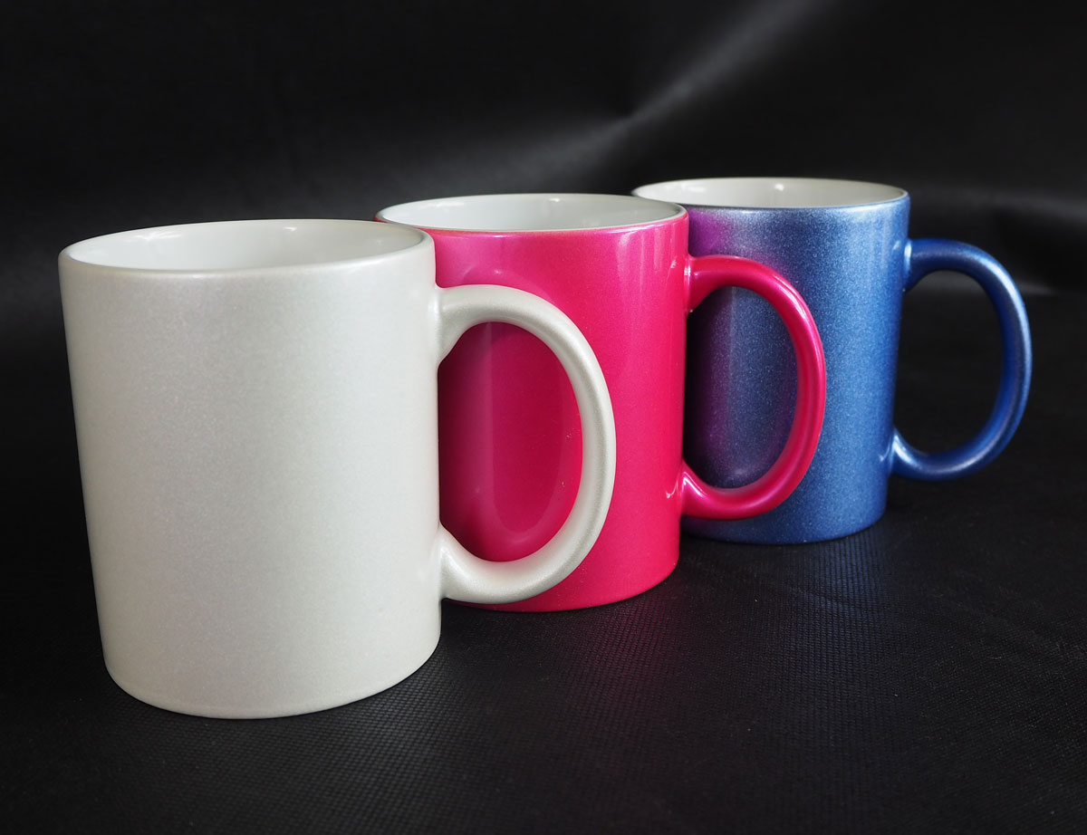 Pearl metallic sublimation mug