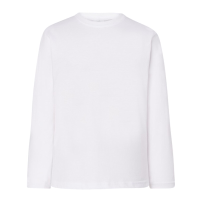 Longsleeve Printing T-shirt for Kids Colour: White Size: 146 - 152 cm