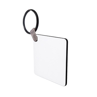Sublimation and Laser Engraving MDF Keychain, Square - 25 pieces