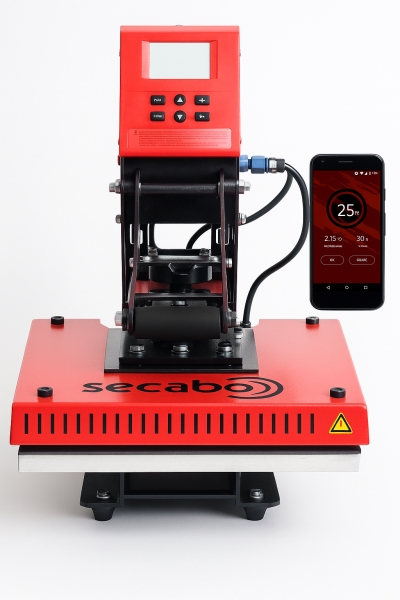 TC7 SMART Secabo with Bluetooth - heat press for flat surfaces