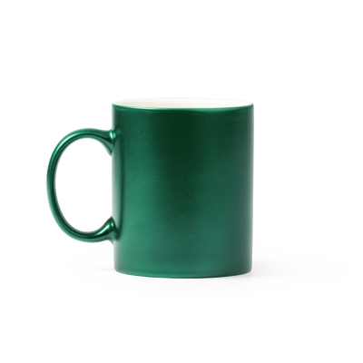 Laser engraving metalic mug - shiny gold finish