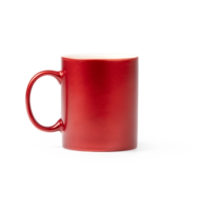 Laser engraving metalic mug - shiny gold finish
