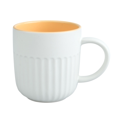 Sublimation Mug - Ribbed Surface, Coloured Inner