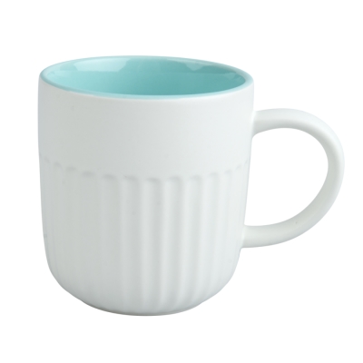 Sublimation Mug - Ribbed Surface, Coloured Inner