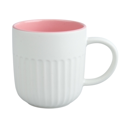 Sublimation Mug - Ribbed Surface, Coloured Inner