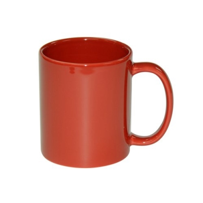 Coloured Laser Thermal Transfer  Mug - Red