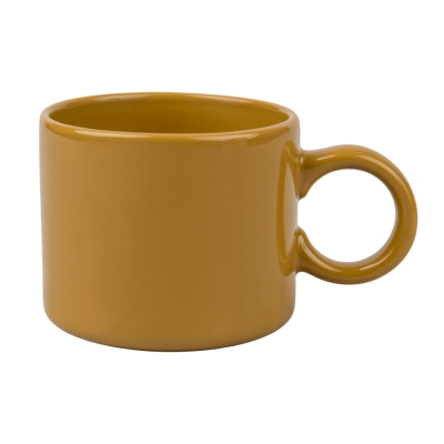 Coloured Mug with Round Handle