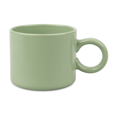 Coloured Mug with Round Handle
