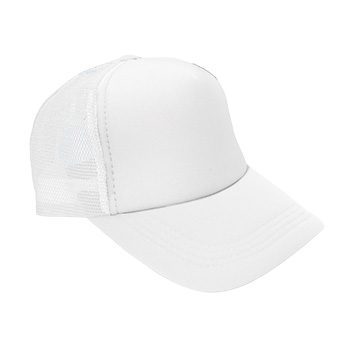 Cap with mesh back panels