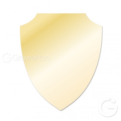 Shield-Shaped Metal Plate for Sublimation