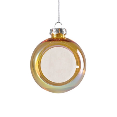 Christmas bauble for sublimation - semi-transparent