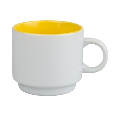 Sublimation cup - larger with a colored interior