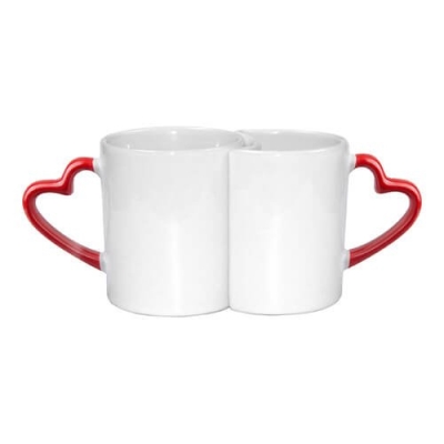 Sublimation Love Mug - Set 2 pcs