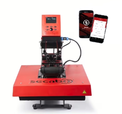 TC5 SMART Secabo with Bluetooth - transfer heat press for flat surfaces