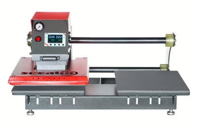 TPD7 Secabo - double-plate pneumatic heat press for flat surfaces