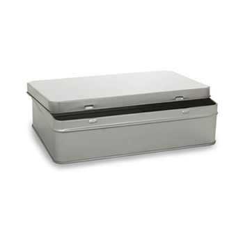 Metal box for sublimation - rectangular 18x11 cm