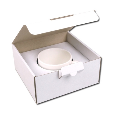 Box for cup with plate