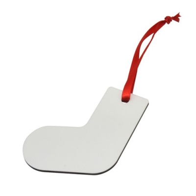 Sock MDF pendant for sublimation and engraving