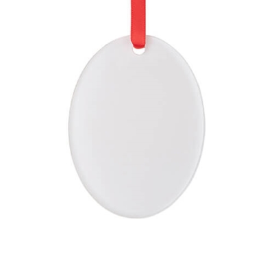 Acrylic Pendant for Sublimation, Engraving and Laser Thermal Transfer - Oval
