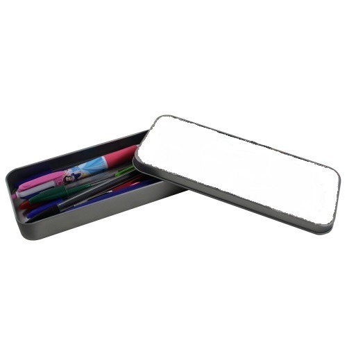Metal box for sublimation - rectangular 18,6x7,6 cm