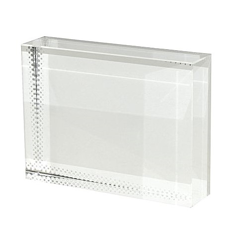 Thick Acrylic Rectangle Frame Crystal-Look for Sublimation 9x13 cm - 3 pcs