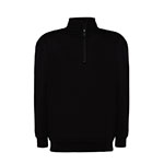 Men sweatshirt with zip half for printing