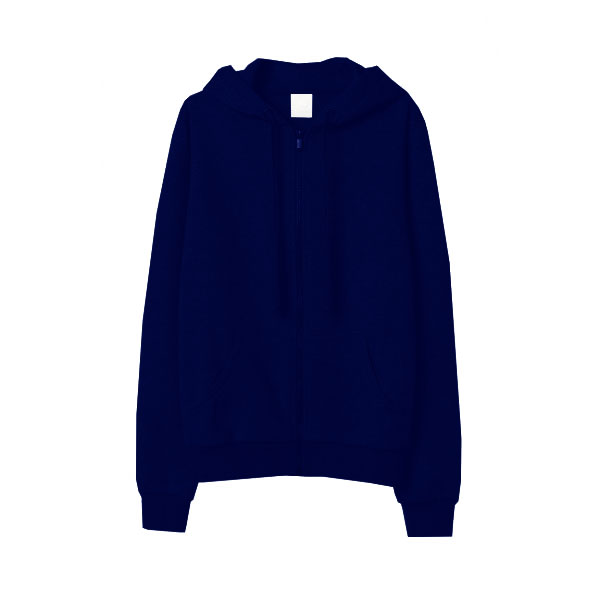 Women's sweatshirt with zip for printing