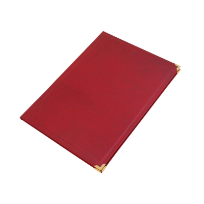 Eco-leather Presentation Folder for Metal Plates with Print