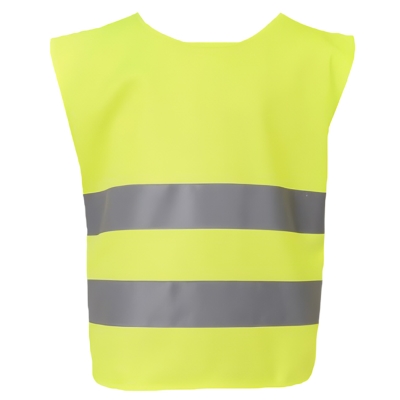Yellow Kids Reflective Vest for Custom Printing