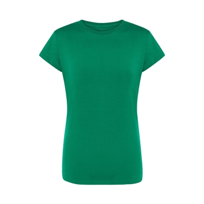 Womens T-shirt white Premium Colour: dark green Size: 3XL