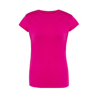 Women&rsquo;s T-shirt white Premium Colour: fuchsia Size: S
