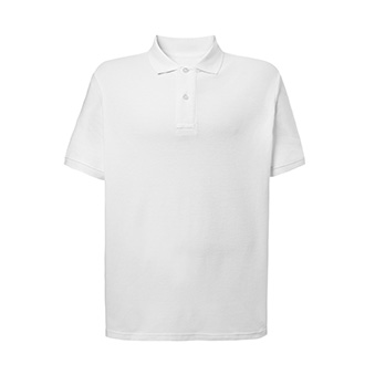 T-shirt Polo Premium for printing Colour: white Size: XS