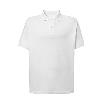 T-shirt Polo Standard for printing Colour: white Size: M