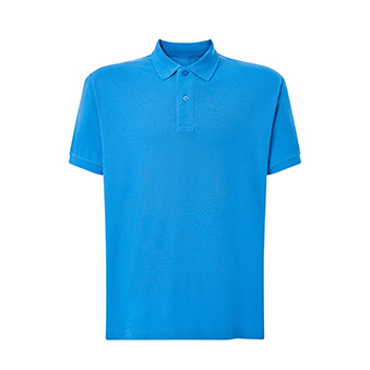T-shirt Polo Standard for printing Colour: azure blue Size: M