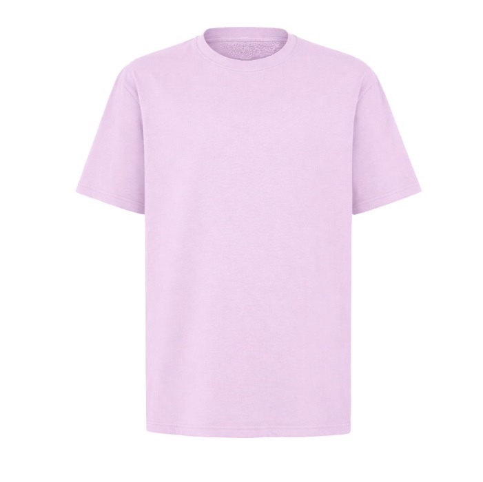 T-shirt OVERSIZE for Printing Colour: Pink Size: XS