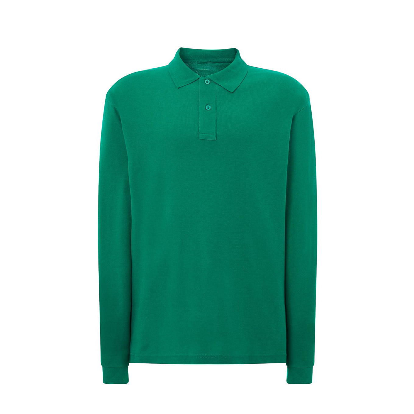 T-shirt Polo Longsleeve for printing Colour: green Size: S