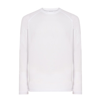 Longsleeve Sport T-shirt for printing Colour: white Size: S