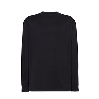 Koszulka Longsleeve Comfort z długim rękawem do nadruku Kolor: czarny Rozmiar: S