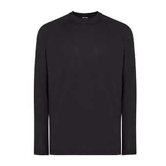 Longsleeve Sport T-shirt for printing Colour: black Size: S