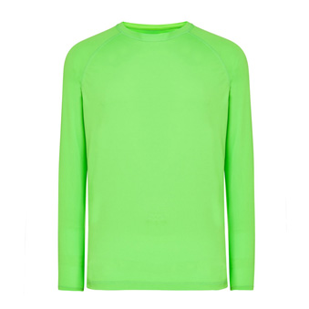 Longsleeve Sport T-shirt for printing Colour: neon green Size: S
